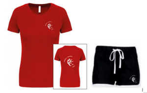 PACK Compét' :  T-Shirt Club + Short Rétro (sur commande)