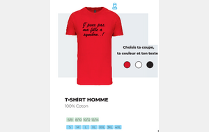 T-Shirt personnalisable Enfant et Homme (sur commande)