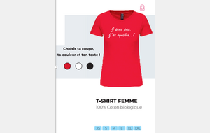 T-Shirt Femme personnalisable (sur commande)