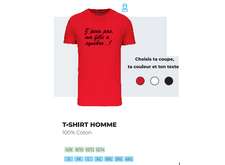 T-Shirt personnalisable Enfant et Homme (sur commande)